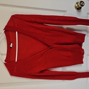 JCrew Red Cardigan Xtra Small